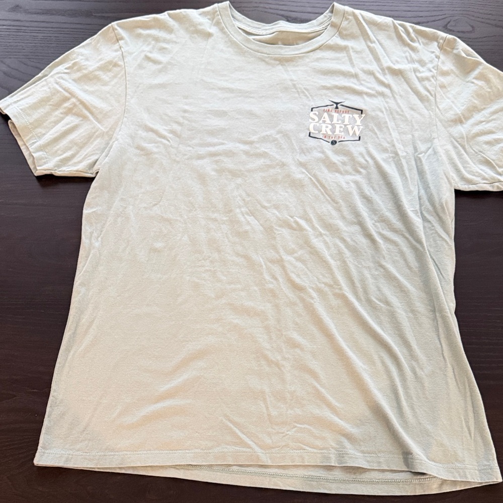 Salty Crew Men's Light Beige Short Sleeve Tee